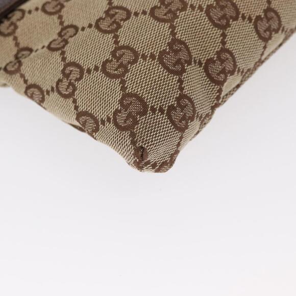 GUCCI GG Canvas Waist bag Beige Silver 28566 Auth 155383 - Picture 9 of 16